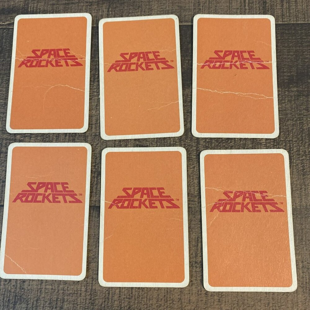 Vintage Space Rockets Card‎ Game 1983 Complete In Rough Condition - Picture 7 of 16